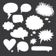 Speech bubbles N44