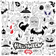 Monsters - collection doodles