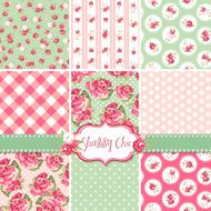 Shabby Chic Rose Patterns