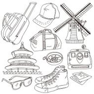 Travel icons collection N6