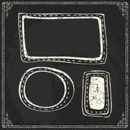 Doodle frame Chalkboard N15