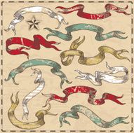 Antique ribbons