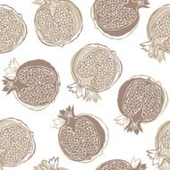 Seamless pomegranate pattern