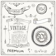 vintage frames and design elements N16