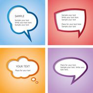 Speech bubbles N45