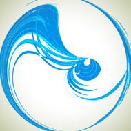 abstract blue wave stripe pattern background N2