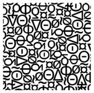 Vector - Geometric shapes freehand hatching