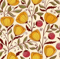 Seamless Floral Pattern N294