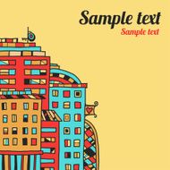 City background with space for text