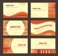 Set of business cards N2