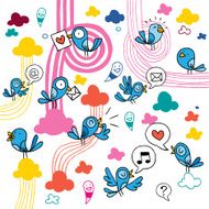 blue birds