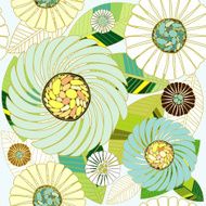 Flora abstract Seamless Design