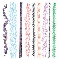 Hand drawn borders lines and strokes N6