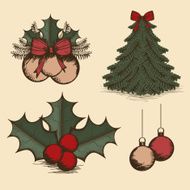 Hand Drawn Christmas Set N23
