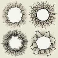 Doodle crack holes