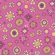 Cute pink floral pattern