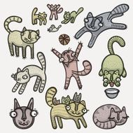 Doodle cats