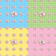 Seamless Cherry Blossom Pattern