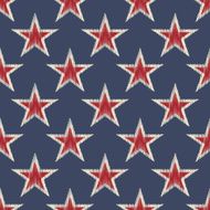 seamless retro stars pattern