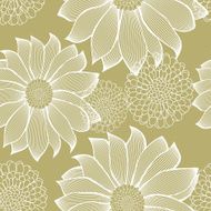 Striped Flowers Pattern