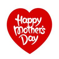 Happy mother&#039;s day hand-drawn lettering