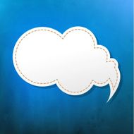 Blue Texture With Speech Bubble N3