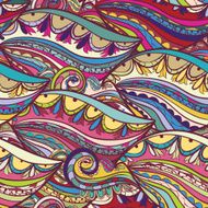hand-drawn pattern arabic style background