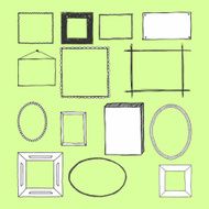 Hand Drawn Frames Doodles