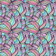 Seamless wave hand-drawn pattern waves background N30