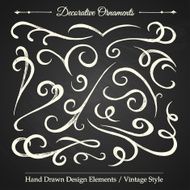 DECORATIVE ORNAMENTS - chalkboard 4