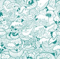 Sea seamless pattern N17