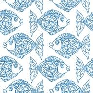 Fish Seamless Pattern N13