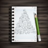 Hand Drawn Christmas Set N24