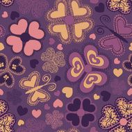 Seamless pattern of flowers N10