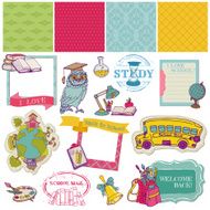 Scrapbook Design Elements - Back to School N2