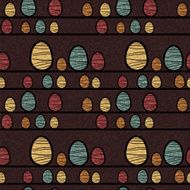 seamless pattern with easter eggs N14
