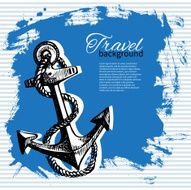 Travel vintage background N3