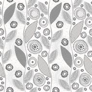 Floral doodle seamless pattern N3