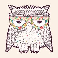 Owl in glasses N2