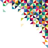 Abstract mosaic background made of colorful arrows N20
