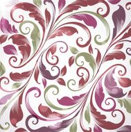 Floral Ornament Background for Vector Design N78