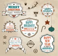 Christmas labels N2
