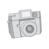 Hand Drawn of Vector Camera N3