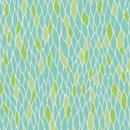 Abstract stylized seamless natural pattern with leaves