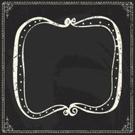 Doodle frame Chalkboard N17