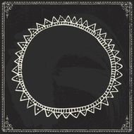 Doodle frame Chalkboard N18