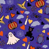 Halloween seamless pattern N24