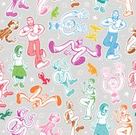 Jelly Limbed Dance Crew Rainbow Super Pattern