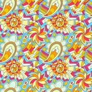 Seamless abstract hand drawn pattern N20