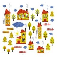Houses set